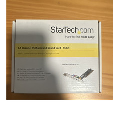 StarTech.com 5.1 Channel PCI 16-bit Surround Sound Card 3.5mm PCISOUND5CH2 picture