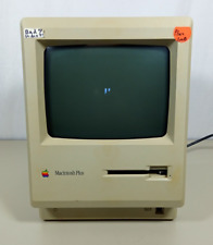 Vintage Apple Macintosh Plus 1MB M0001A Desktop Computer - Powers On / Bad Video picture