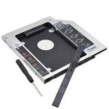 SATA 2nd HDD SSD caddy adapter for Laptops 9.5mm Optical CD-ROM Hard Drive Bay picture