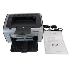 HP LaserJet P1006 Monochrome Laser Printer CB411A Silver Black Tested Works picture