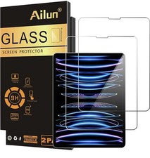 Ailun 2 Pack Tempered Glass Screen Protector for iPad Pro 12.9 InchDisplay,... picture