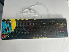 Disney Lilo Stitch Culturefly Wired Soft Touch Keyboard Computer picture