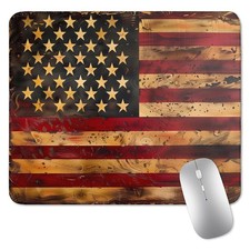 American Flag Mouse Pad Non Slip Rubber Base Mouse Pad for Laptop Computer picture