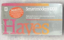 Hayes Smartmodem 1200 A Telecomputing Component (New In Box ) Vintage Sealed picture