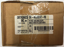 Ortronics OR-40300547-88 TracJack Faceplate Factory Sealed box of 20 picture