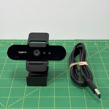 Logitech Brio 4K Ultra HD Webcam USB 3.0 HDR Autofocus w/ Mount Cable Tested picture
