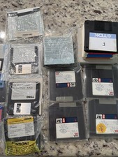 Vintage 3.5” Floppy Disk Software Lot 100+ Dell HP Adaptec Microsoft picture