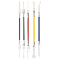 5pcs Dual Ends Metal Spudger Set CPU Crowbars Pry Opening Repair Tool picture