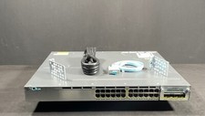 Cisco WS-C3750X-24P-S 24 Port PoE Gigabit Switch w/C3KX-NM-10G -Fast Ship picture