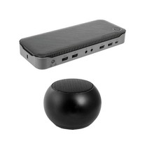 Targus USBC Dual 100W Host Hybrid Triple 4K Dock Bluetooth Mini U Speake G1N picture