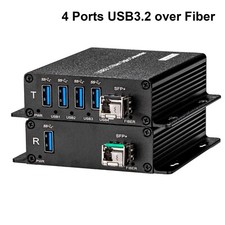 4Port USB 3.2 3.0 Extender over Fiber Optic 10G SFP transceiver LC SM 250M A set picture