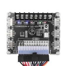 24 Pins ATX Power Supply Breakout Board Acrylic Case Kit 12V 5V 3.3V Module picture