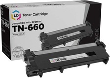 LD Comp Black Laser Cartridge for Brother Toner TN660 DCP-L2540DW HL-L2305W picture