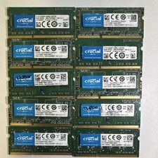 Lot of 10 Crucial 4GB DDR3L-1600 PC3L-12800S SODIMM Laptop RAM Tested 40GB ⑤ picture