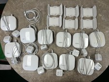 11x - Eero Pro B010001 2nd Generation Mesh Routers White w/ Cords + 6x Mounts picture