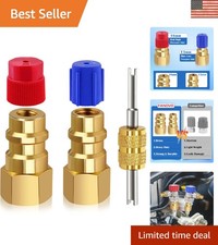 Comprehensive R12 to R134a Conversion Kit - Easy Fit Brass Adapters Included picture