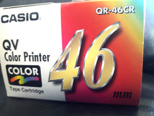 CASIO QV COLOR PRINTER COLOR TAPE CARTRIDGE, QR-46CR,46mm,  NEW picture