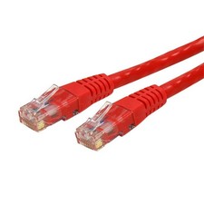StarTech C6PATCH3RD StarTech Cable 3feet Cat6 Molded RJ45 UTP Gigabit Patch picture