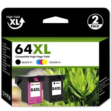 64XL XXL Black Color Ink Cartridges for HP 64 Envy 7155 7800 7855 7858 Printer picture