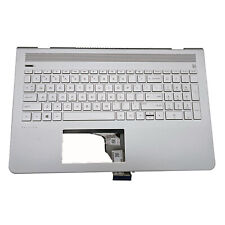 New For HP Pavilion 15CC 15CD 15T-CC Palmrest Backlit Keyboard 926859-001 Silver picture