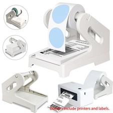 Label Holder 2 in1 Rolls & Fan-Fold Stack Paper Holder for Thermal Label Printer picture