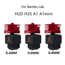 Upgrade Hard Steel Nozzle High Flow Hotend For Bambu Lab H2D H2S A1 A1 mini picture