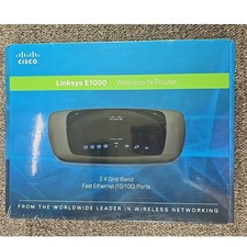 Cisco Linksys E1000 Wireless-N Router 2.4GHz Fast Ethernet  Ports Factory Sealed picture