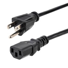 StarTech 10 ft Computer Power Cord - NEMA5-15P to C13 picture