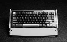 Mechanical Compact Metal Keyboard, Black/Silver, English QWERTY Standard picture