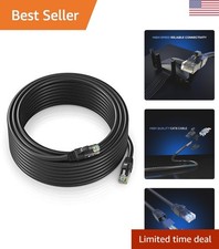 Durable 100 ft Waterproof Cat6 Ethernet Cable for Uninterrupted Streaming picture