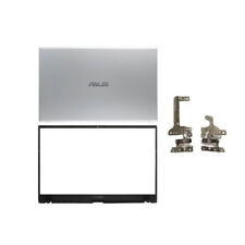 New Silver For ASUS VivoBook X512 X512U V5000F LCD Back Cover+Front Bezel+Hinges picture