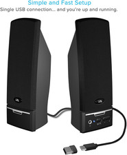 Computer Speaker Amplifier System Set Desktop Multimedia Speakers for Laptop Pc picture