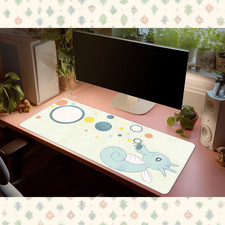 Pokemon Horsea Bubble Desk Mat Mouse Pad Cute Water Type Anime Gaming picture