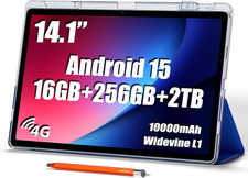 14 Inch Large Screen Tablet, Android 15 Tablet 16GB RAM 256GB ROM, 1920 * 1200 I picture