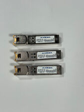 Lot of 3 Axiom DS-SFP-GE-T-AX 100Mbps RJ-45 Copper SFP picture