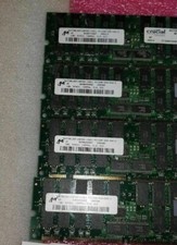 MICRON 4gb kit = 4 x 1gb sdram sd sdr pc133 133mhz 133 168pin ecc-reg ecc regist picture