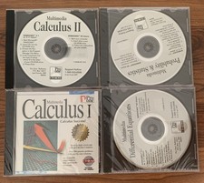 Pro One Mathematics 2 Four CD ROM Set Calculus 1 & 2, Probability & Statistics picture