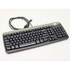 Dell 06W777 SK-8125 Wired USB Multimedia Keyboard QWERTZ Swiss Layout Black picture
