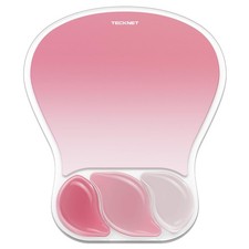 Gel Ergonomic Mouse Pad Wrist Rest Support Non Slip Waterproof Pink Mat picture