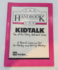 The Handbook For KIDTALK vintage computer software book First Byte 1985 picture