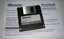 Vintage Memorex Adjustable Trackball Driver Install Diskette DOS Windows 3.1 95 picture