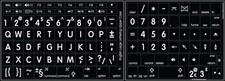 Mac English Large Lettering Keyboard Sticker New Matte Black Background picture