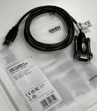 Lindy USB to Serial Converter Lite (USB Type A to RS-232) - 42855 picture