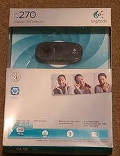 NEW Logitech C270 HD Webcam Video Conference Meeting Camera 720p USB picture