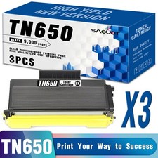 3PK TN-650 High Yield Toner Replacement for Brother TN650 DCP-8080DN DCP-8085DN picture