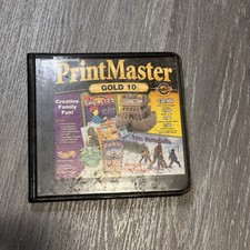 PrintMaster Gold 10 & PrintMaster 7 Deluxe Broderbund Software picture