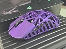 WLMOUSE Beast X Max Purple 3950 8k Magnesium Wireless Gaming Mouse Omron Optical picture