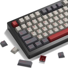 Womier Double Shot PBT Retro Keycaps 138 Keys Cherry MX Key caps picture
