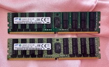Samsung 32GB 4DRx4 PC4 2133P LD0 10 MB1 Memory RAM- Lot of 2 - UNTESTED picture