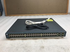 Cisco Catalyst 3560 WS-C3560-48PS-S V04 48-Port Gigabit Network Switch picture